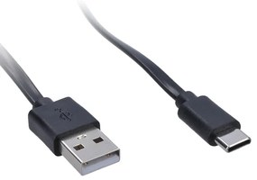 Solight WO3001-B-LED Stm. flexib. lampa s klipom LED/2W/5V 3000/4000/6500K čierna