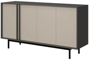 Komoda 160 Alsy 6 Svetlobéžová/Antracit