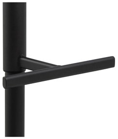 Čierna/béžová barová stolička s nastaviteľnou výškou (výška sedadla 65 cm) Adisa – Actona