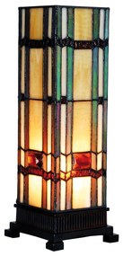 Stolná lampa Tiffany - 12.5*35 cm 1x E14 / Max 40W
