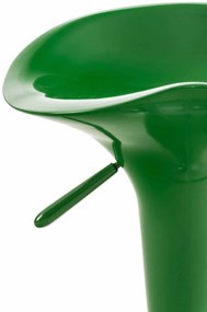 Plastová barová stolička Shine - Zelená