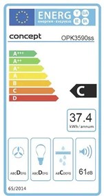 Komínový digestor Concept OPK3590ss