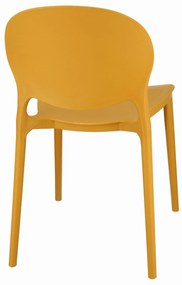 Dekorstudio Plastová stolička JUSTIN horčicová