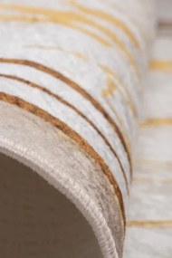 Protišmykový koberec MILANO 40021-01 krémový / zlatý