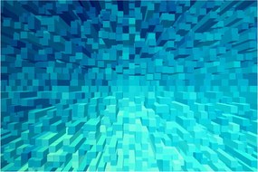 Obraz - abstraktné kocky (90x60 cm)