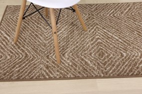 Alfa Carpets, Kusový koberec Ethno brown, 120x170, hnedá, obývacia izba