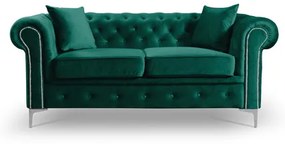 Pohovka Roma Chesterfield II  Zelená