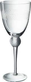 Sklenička na víno s proužkem Flute - ∅ 8,5 * 22,5 cm