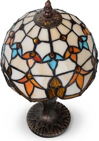 Brilagi - Tiffany vitrážová stolná lampa MIRABELLA 1xE27/60W/230V