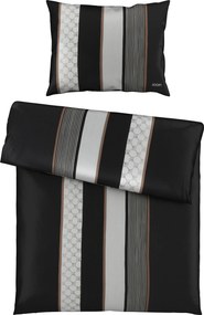 XXXLutz POSTEĽNÁ BIELIZEŇ, makosatén, čierna, biela, 140/200 cm Joop! - Obliečky & plachty - 004977014202