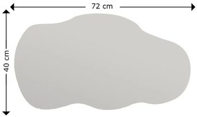 Dekorativní nástěnné zrcadlo Baby 40x72 cm černé