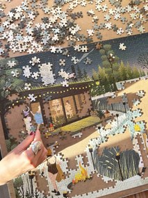 ViSSEVASSE Puzzle Sauna by Lake 1000 dielikov