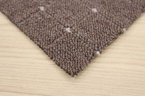 Condor Carpets AKCIA: 80x120 cm Koberec metráž Udinese hnedý - neúčtujeme odrezky z role! - S obšitím cm