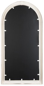 Nástenné zrkadlo 49 x 97 cm biele CAMPEL Beliani