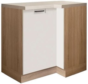 Skrinka do kuchyne Favorit 15d ľavá dub Sonoma/biela