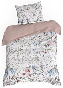 SATÉNOVÉ OBLIEČKY SPRING51 140X200 CM, 1 KS 70X80 CM KVETY