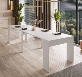 JEDÁLENSKY STÔL AZURO 50 - 302 cm BIELY ROZKLADACÍ