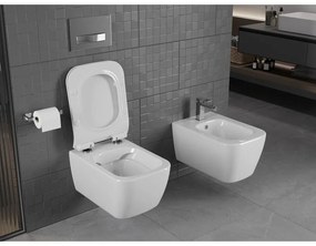 Mexen STELLA, závesné wc s pomaly padajúcim WC sedátkom, 51 x 35 cm, biela, 30680800