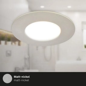 Briloner 7598032 -SADA 3x LED Koupelnové podh. svítidlo LED/4,9W/230V IP44 chróm