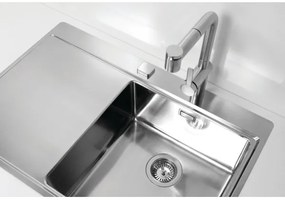 ALVEUS 1103651 - Kuchynský drez PURE 79x52,5 cm satin, pravý