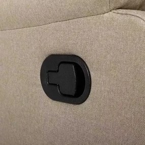 LuxuryForm DESIGN Televízne kreslo CARLOS s polohovaním - béžové