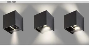 Rabalux 7396 - Vonkajšie nástenné svietidlo SOLIN 1xG9/42W/230V IP54 čierna