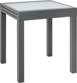 XXXLutz ZÁHRADNÝ STÔL, kov, sklo, 70-140/70/75 cm Ambia Garden - Záhradné stoly - 000815000517