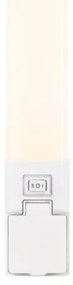 Nordlux - LED kúpeľňové osvetlenie na zrkadlo so zásuvkou LED/15W/230V IP44 60 cm biela