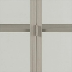 Sivá vitrína 77x186x35 cm Seaford – Actona