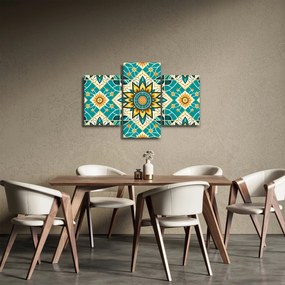 Obraz - Tyrkysový vzor (90x60 cm)