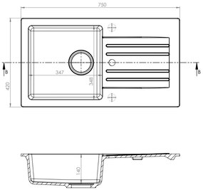 SET CORTINA 140/91 + BATERIE NINA 91