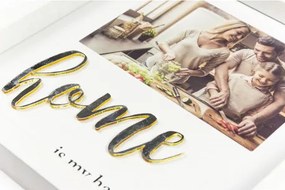 Rám 10x15, HOME biely