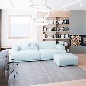 LED Stmievateľný luster na lanku LED/86W/230V 3000K biela