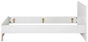 Biela detská posteľ 90x200 cm Clara – Roba