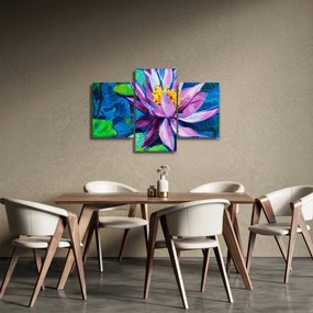 Obraz lekna na vode (90x60 cm)