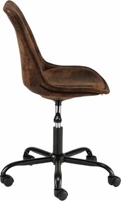 Hnedá kancelárska stolička na kolieskach Støraa Dennis