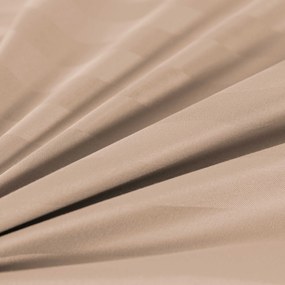 Hotelové obliečky z mikrovlákna JASMINE béžové - prúžok 2 cm Rozmer obliečky: 70 x 90 cm | 140 x 200 cm