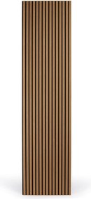 Drevený akustický panel, 2400 x 600 mm, B2BP012, balenie 5 ks, dub koňakový