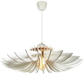 Luster na lanku 1xE27/60W/230V biela pr. 68 cm