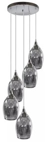 Luster na lanku MARINA 5xE27/60W/230V chróm