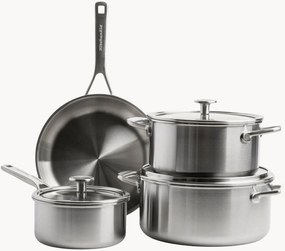 Hrnce z nehrdzavejúcej ocele Multi-Ply, 4 ks