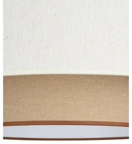 Stropné svietidlo NATIA 1xE27/60W/230V biela/hnedá