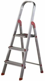 Rolser Hliníkové schodíky pre profesionálne použitie Unica, 3 stupne, 3 stupne