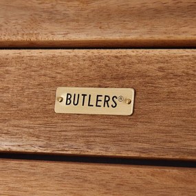 Butlers PARKLIFE Balkónový skladací stolík - hnedá/čierna