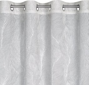 ZÁVES NA KRÚŽKOCH LINNEA 140X250 CM BIELA