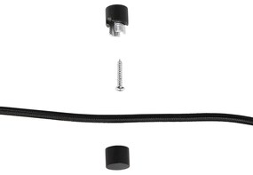 Moderné závesné svietidlo zlaté so zástrčkou vrátane stmievateľnej LED žiarovky - Cavalux