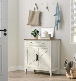 Kuchyňská skříňka Vasagle Pigo 80 cm bílá/hnědá