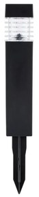 LUMILED Solárne lampy 2x 40cm- čierna