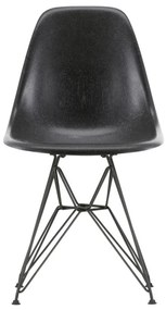 Vitra Stolička Eames Fiberglass DSR, elephant hide grey/black