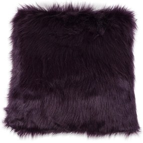 Dekoračný povlak na vankúš FAUX FUR longhair 50x50 cm, fialový